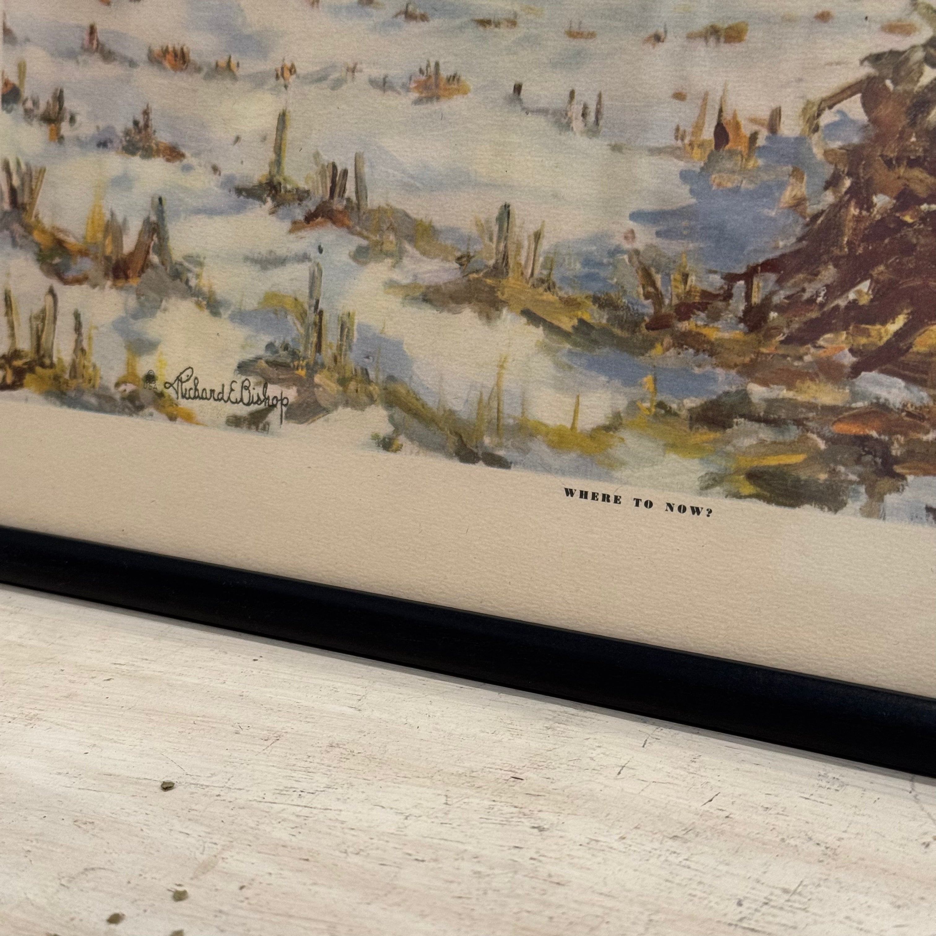 Where to Now by Richard Bishop Print