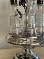 Antique Victorian Meriden Britannia Cruet Set