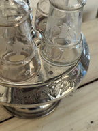 Antique Victorian Meriden Britannia Cruet Set