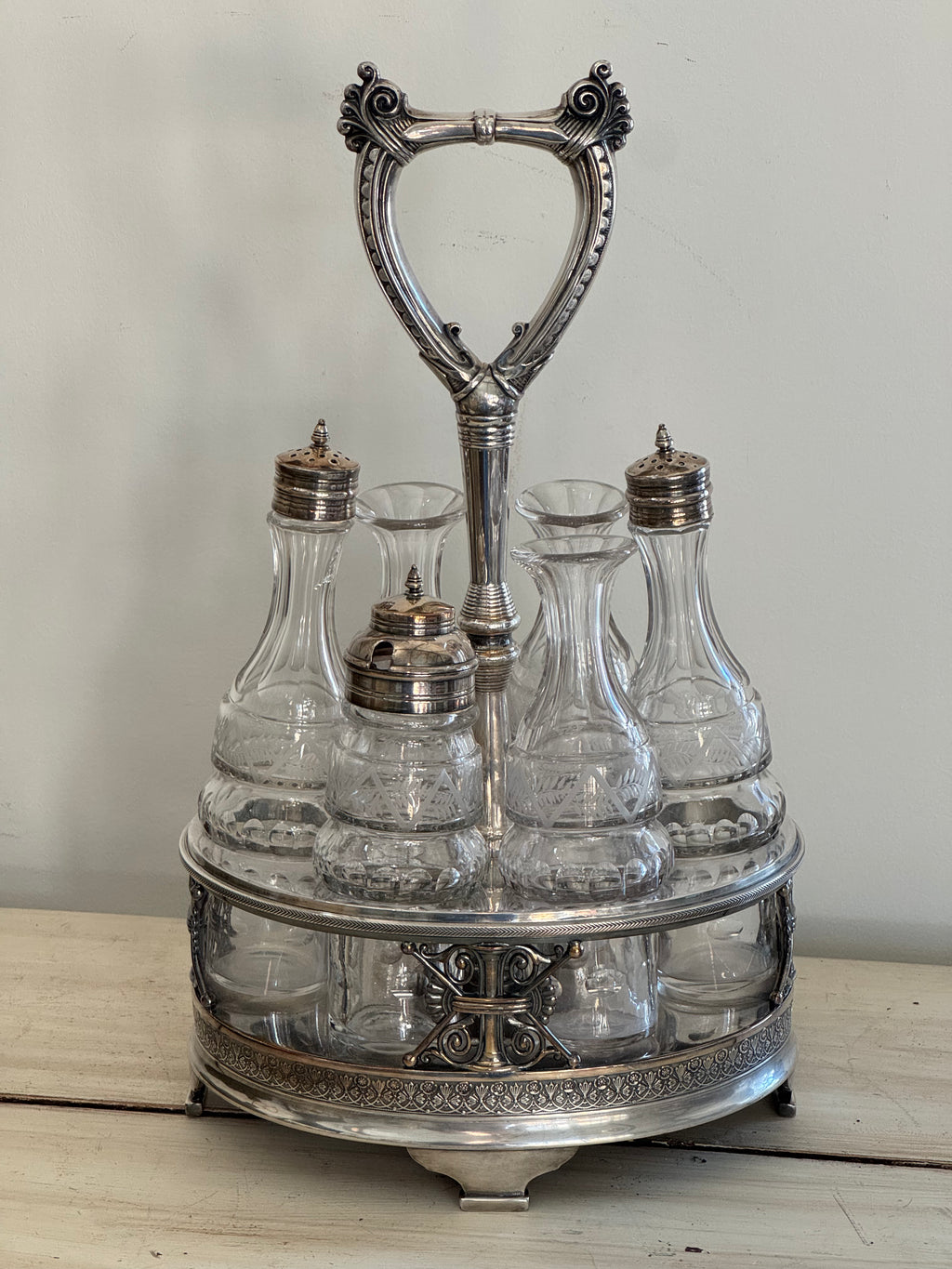 Antique Pairpoint Victorian Cruet Set