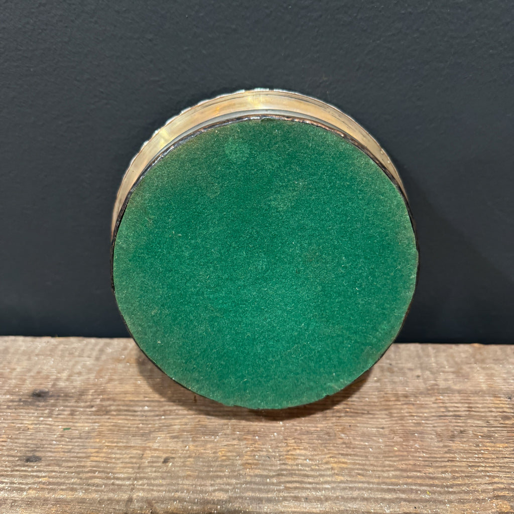 English Silverplate Wine Bottle Coaster