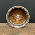 English Silverplate Wine Bottle Coaster
