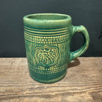 Vintage McCoy Green Glazed Mug