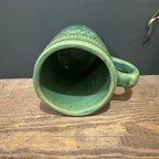 Vintage McCoy Green Glazed Mug