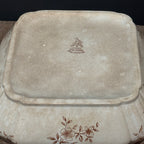 19th Century Brown Transferware Tureen