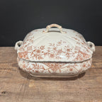 19th Century Brown Transferware Tureen