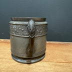 Silverplate "S" Engraved Trophy Style Urn