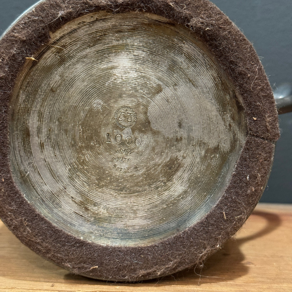 Silverplate "S" Engraved Trophy Style Urn