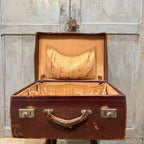 British Leather Suitcase 20"