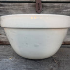 Antique English Creamware Mixing Bowl