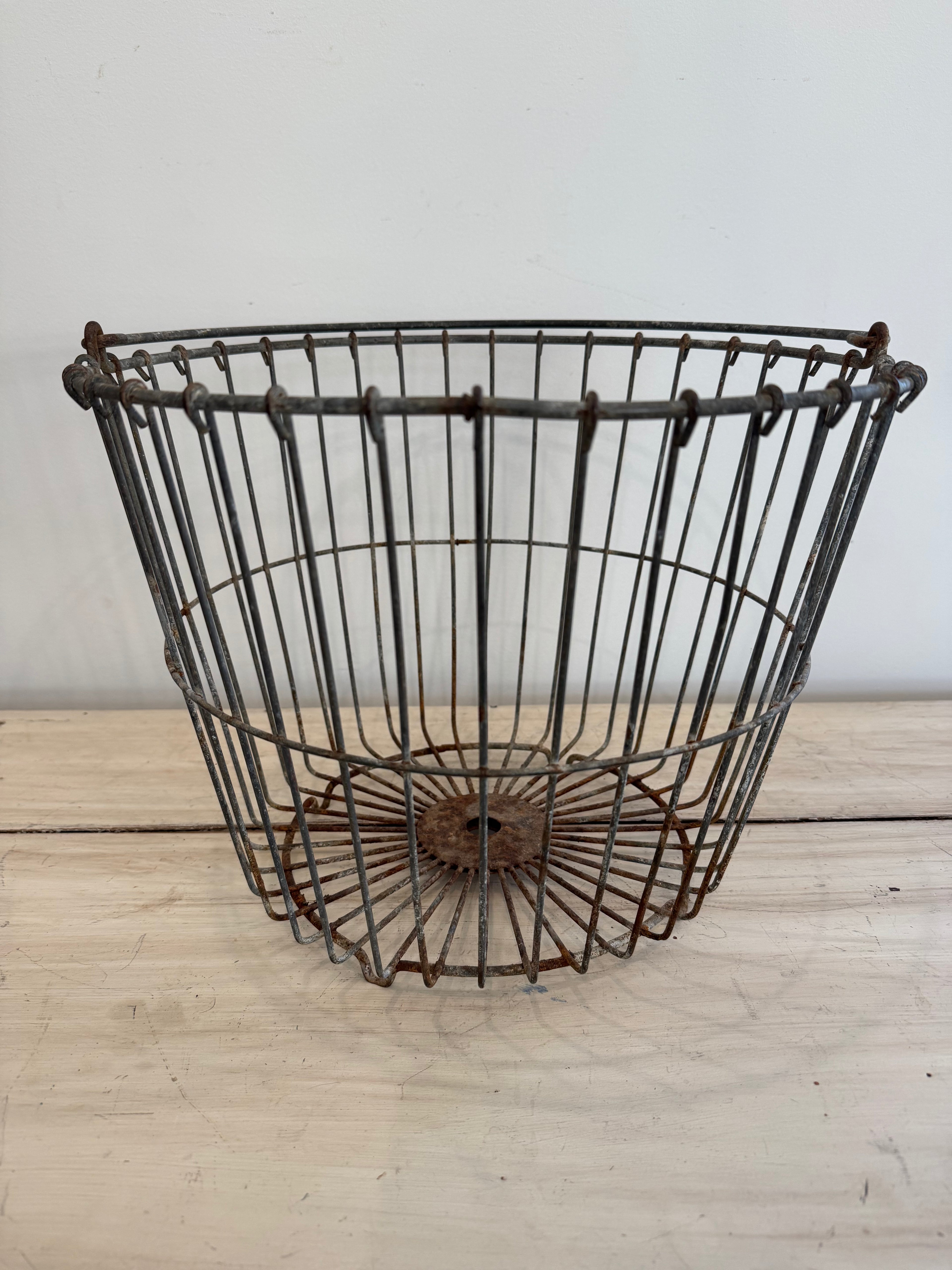 Vintage Wire Egg Basket