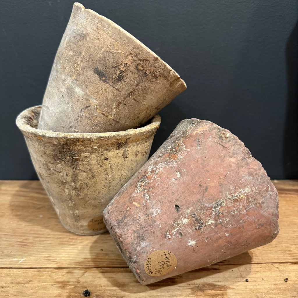 Antique French Pine Resin Collecting Pot