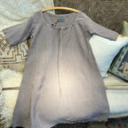 Antique French Chemise, Artist Reworked