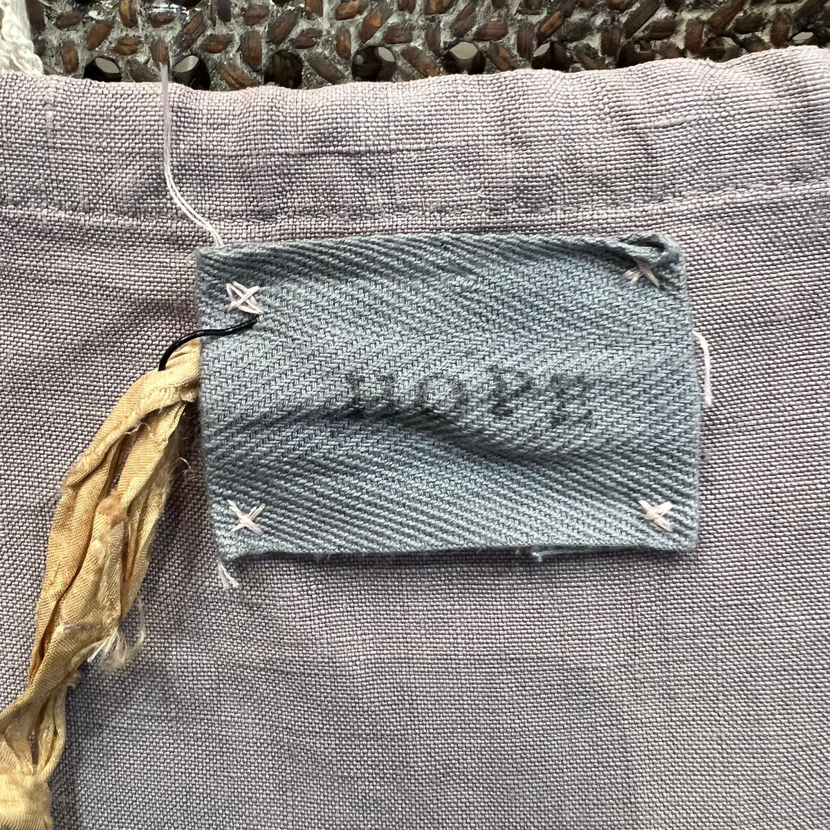 Antique French Chemise, Artist Reworked