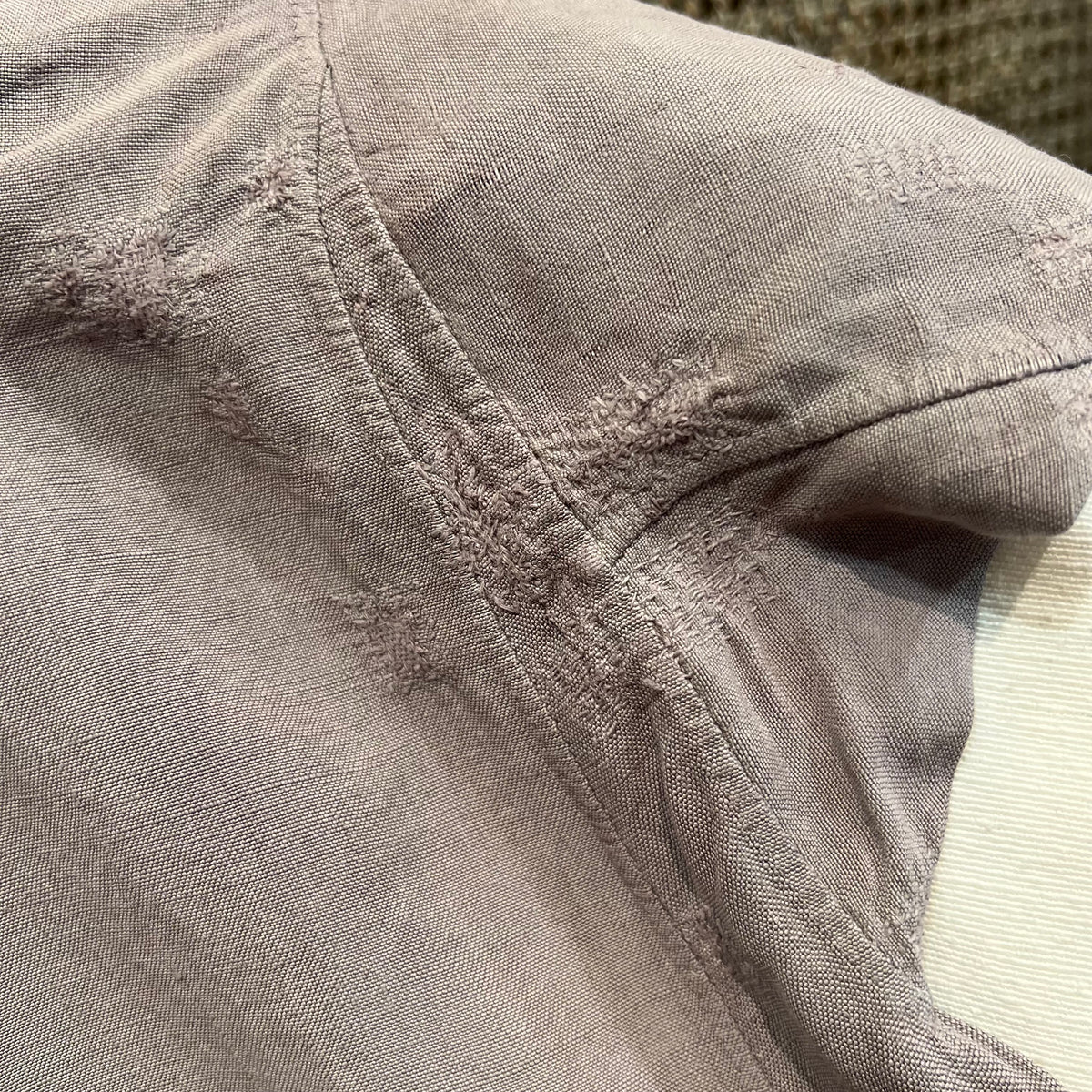 Antique French Chemise, Artist Reworked