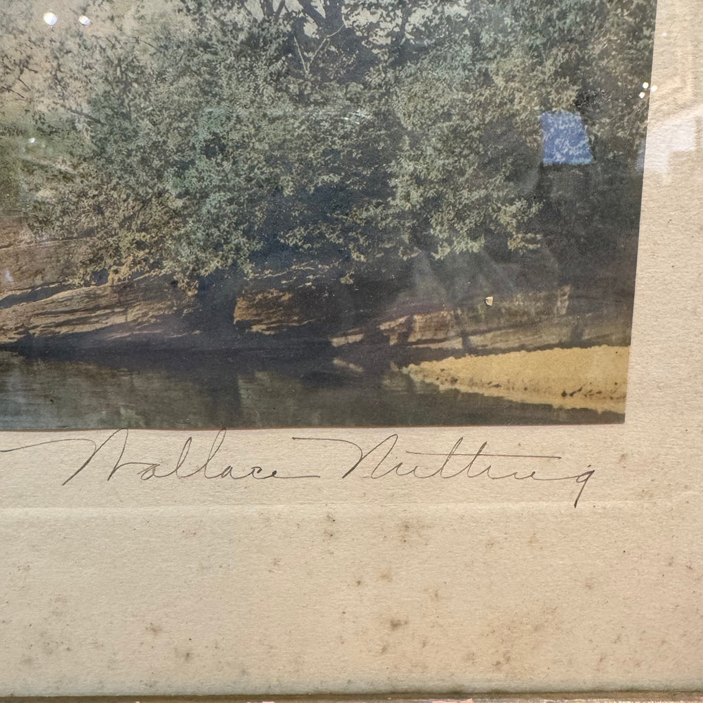 The Swimming Pool By Wallace Nutting (Panoramic Format)