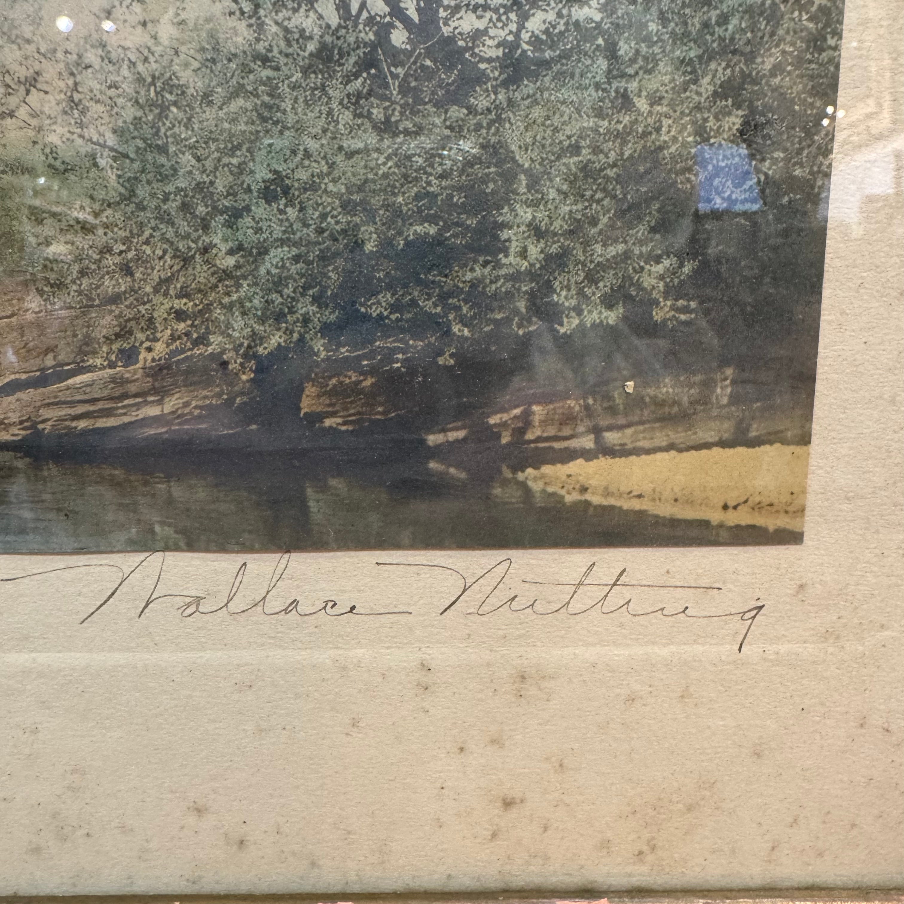 The Swimming Pool By Wallace Nutting (Panoramic Format)