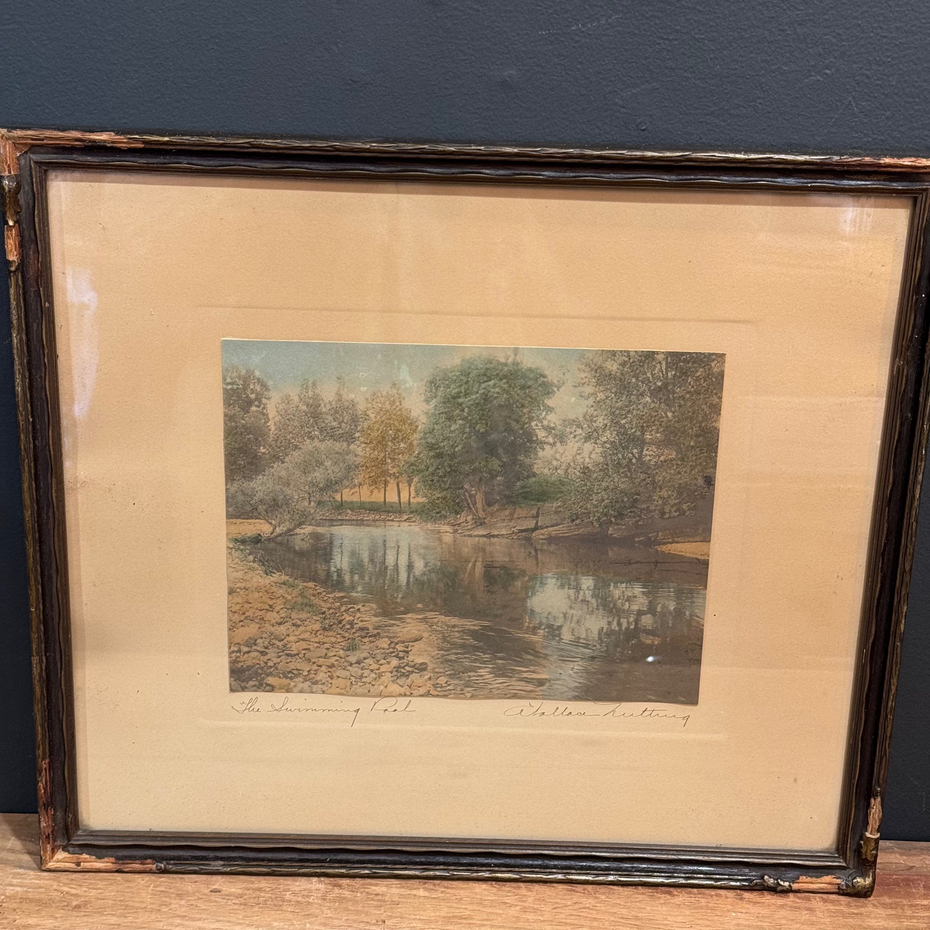 The Swimming Pool By Wallace Nutting
