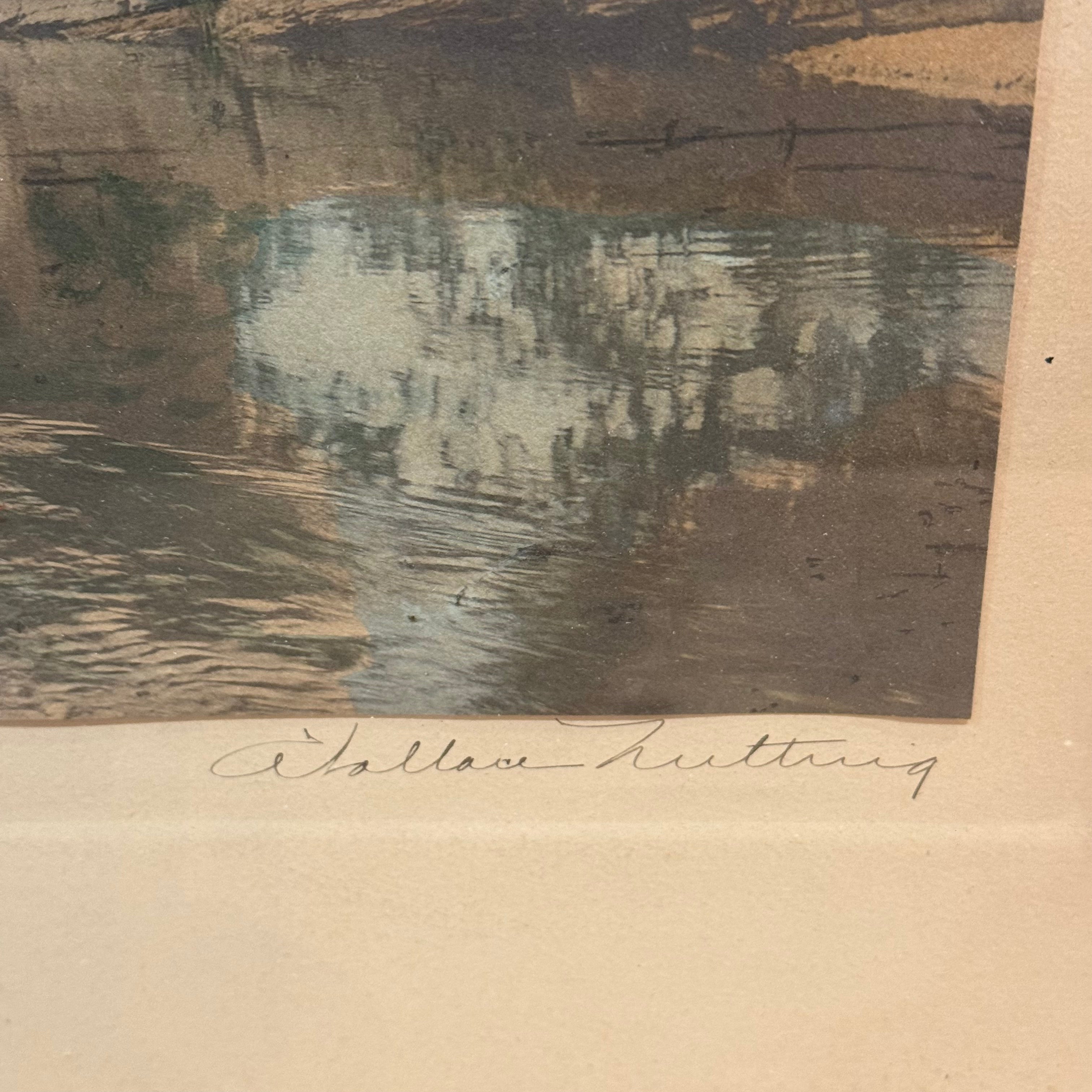 The Swimming Pool By Wallace Nutting