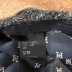 Vintage Harris Tweed Flat Cap – Charcoal Grey