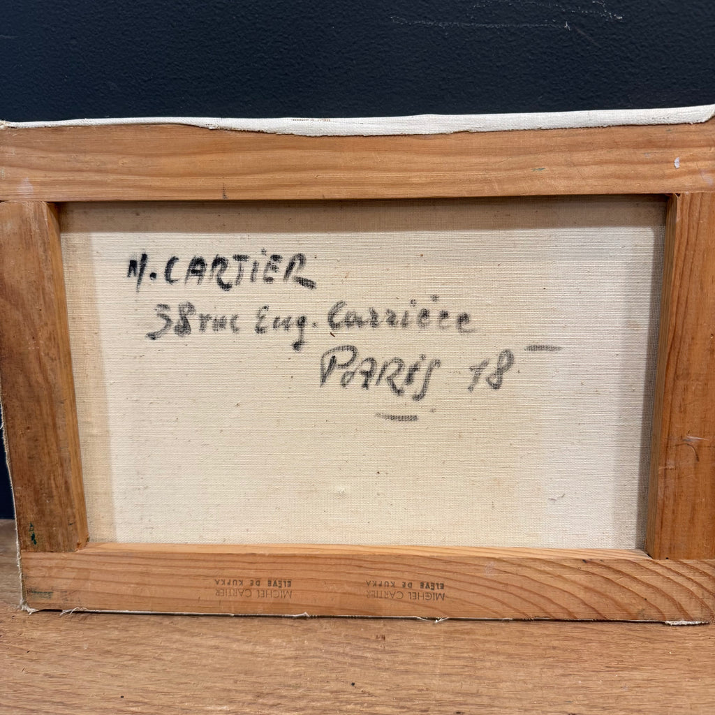 French Still Life with Pears, Signed M. Cartier