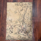 French Pastoral Tapestry Panel, Made in France