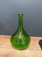 Emerald Green Glass Decanter