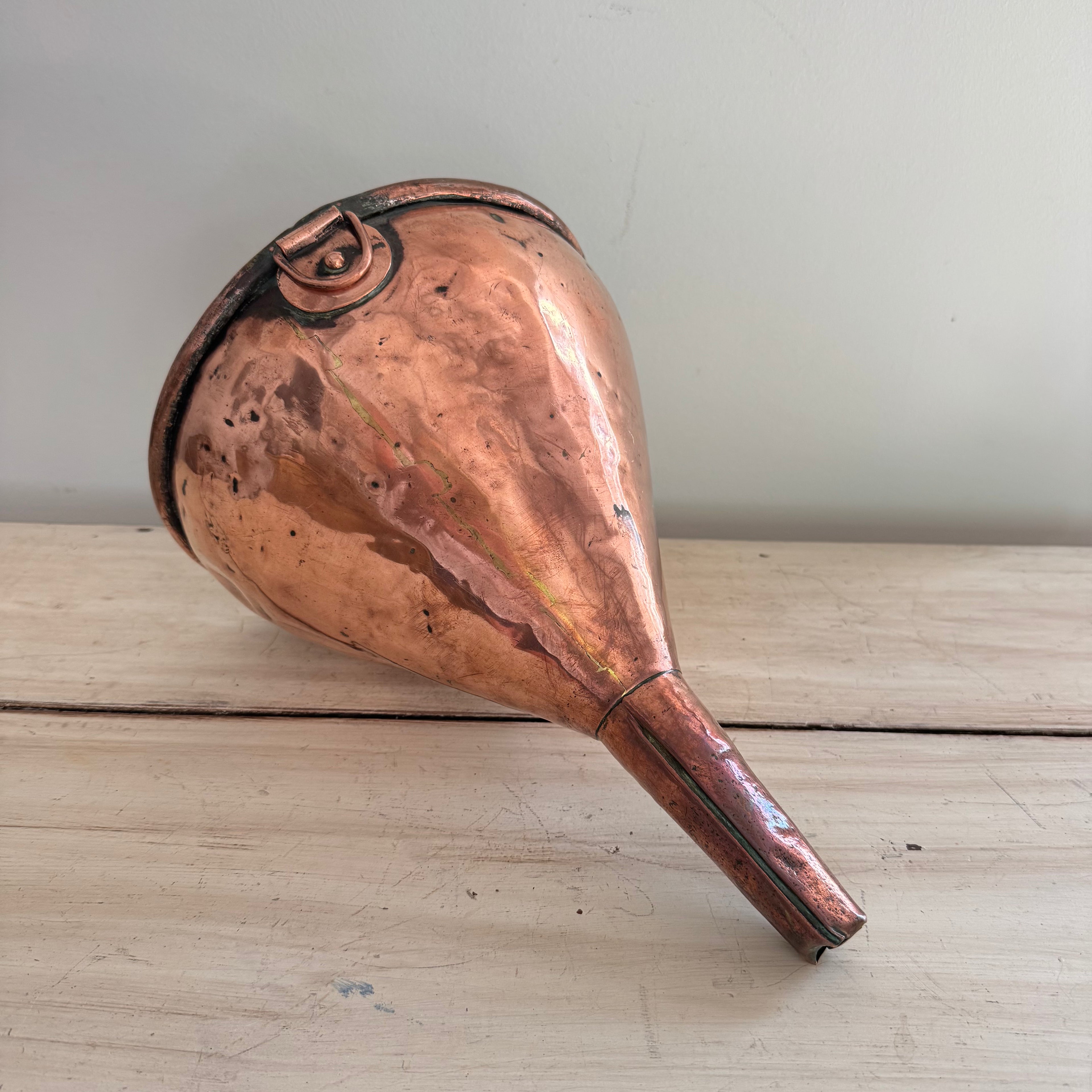 Antique Copper Gallon Funnel