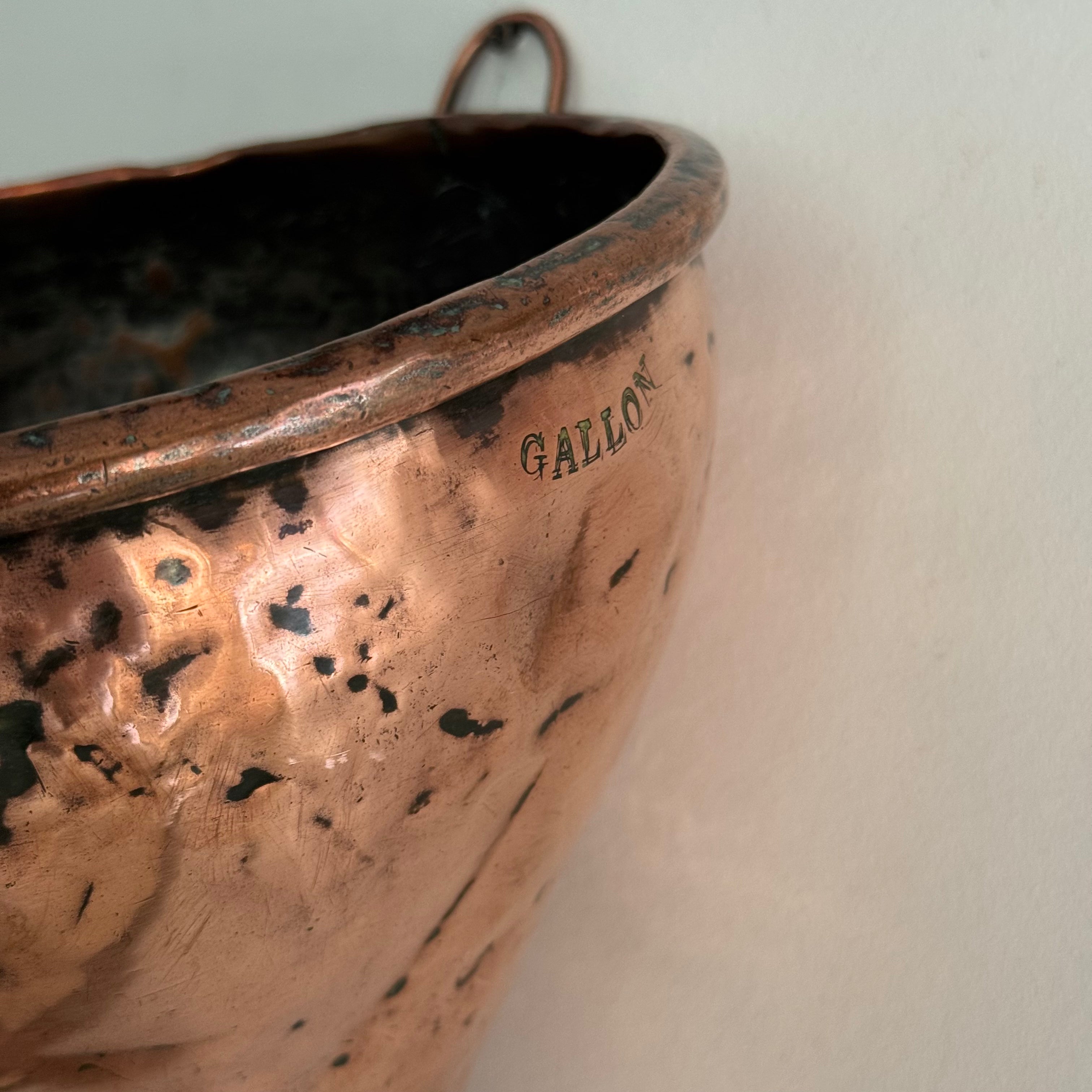 Antique Copper Gallon Funnel