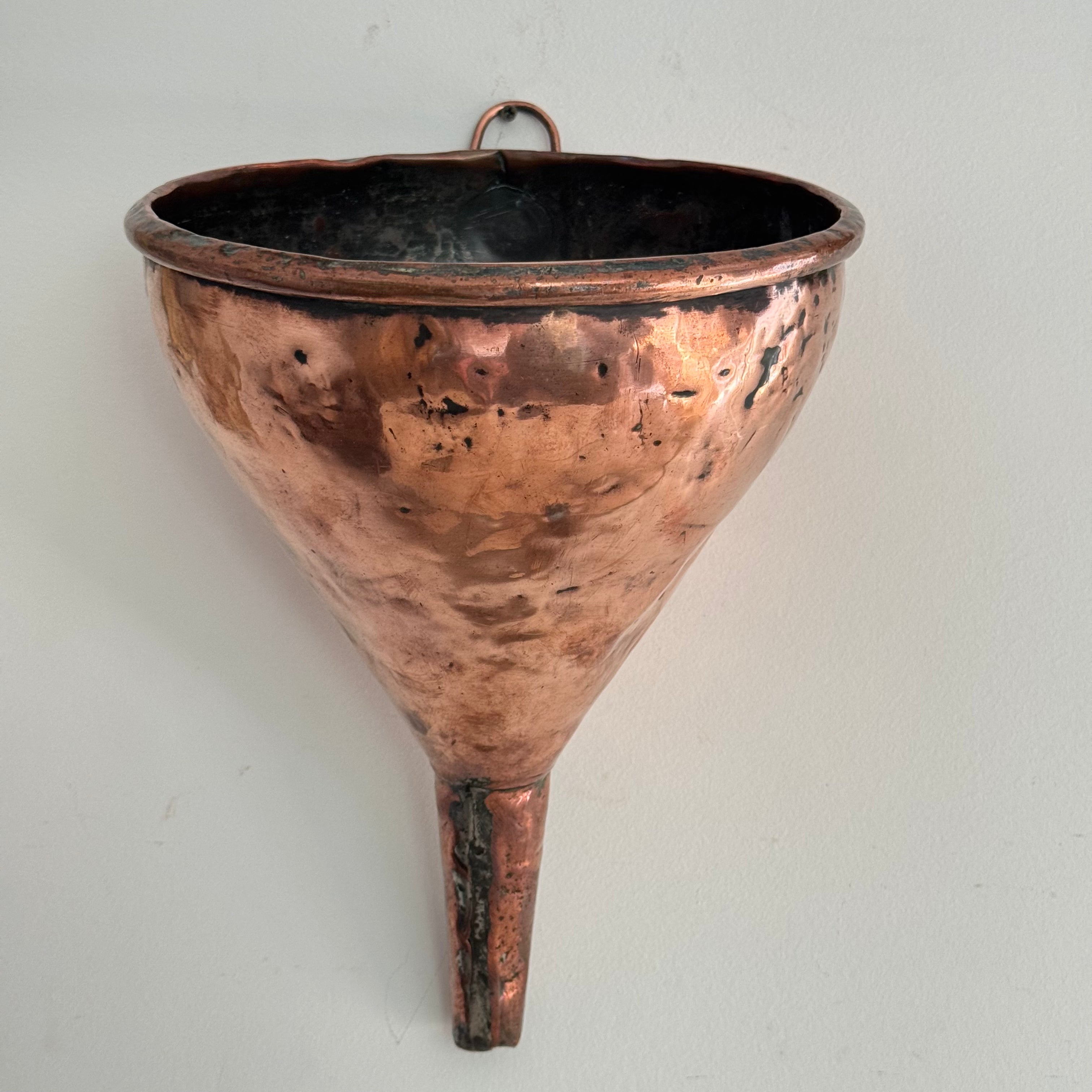 Antique Copper Gallon Funnel