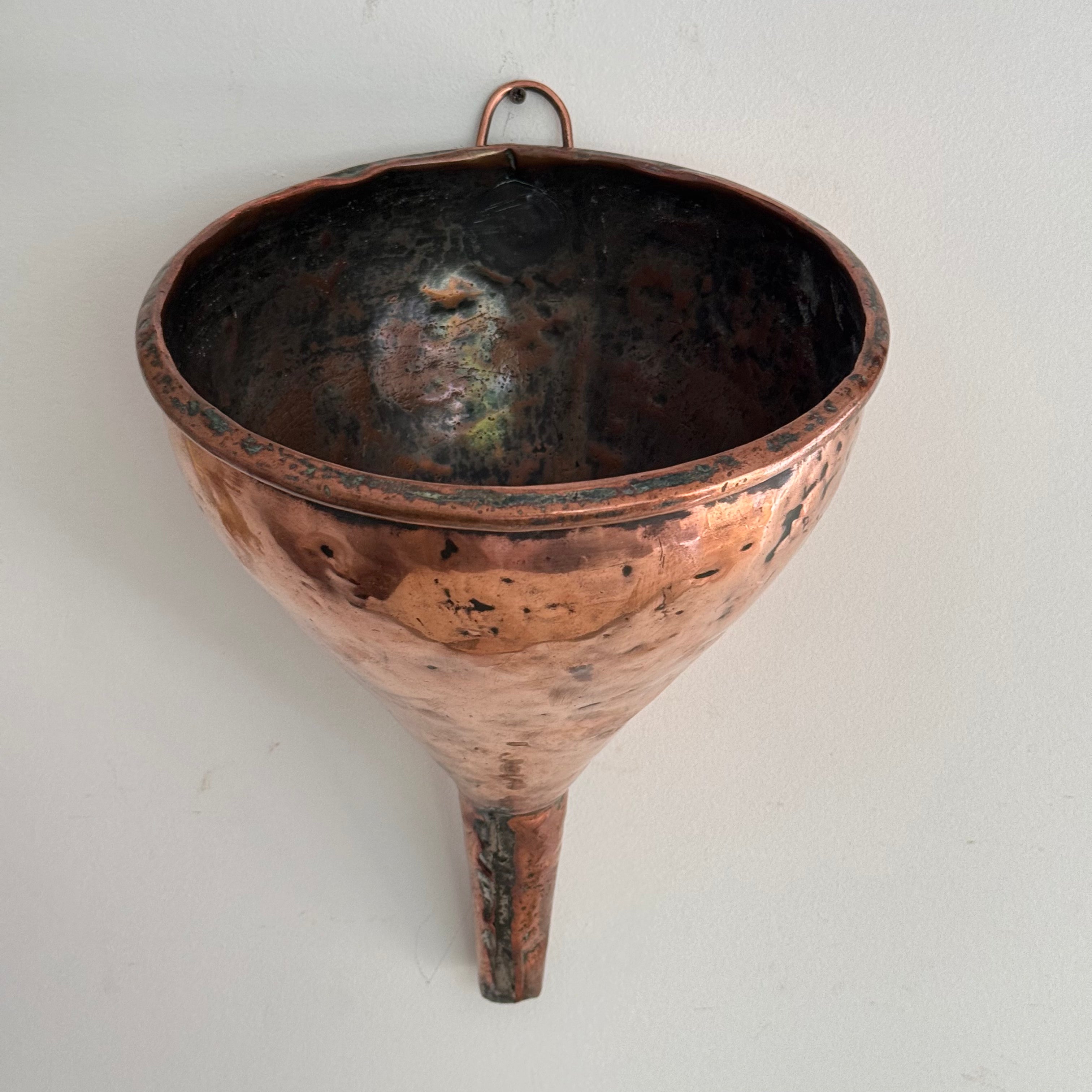 Antique Copper Gallon Funnel