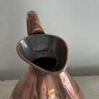 Antique English Copper Haystack Jug - 1/2 Gallon