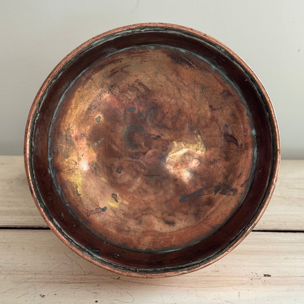 Antique English Copper Haystack Jug - 1/2 Gallon