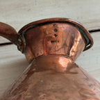 Antique English Copper Half Gallon Jug with Plaque