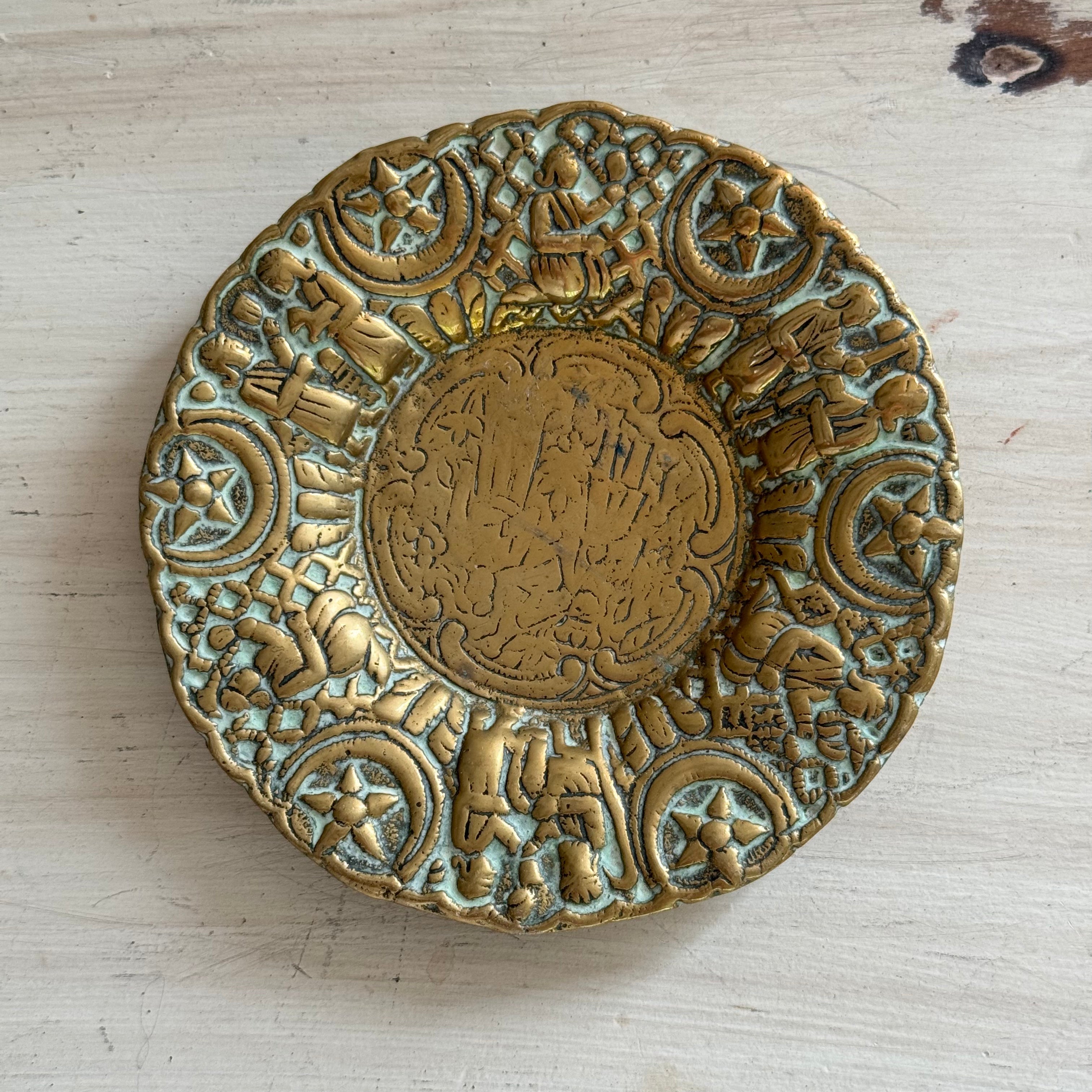 Decorative Brass Dish