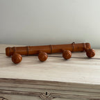 French Faux Bamboo 4 Peg Rack