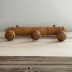 French Faux Bamboo 3 Peg Rack
