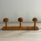 French Faux Bamboo 3 Peg Rack