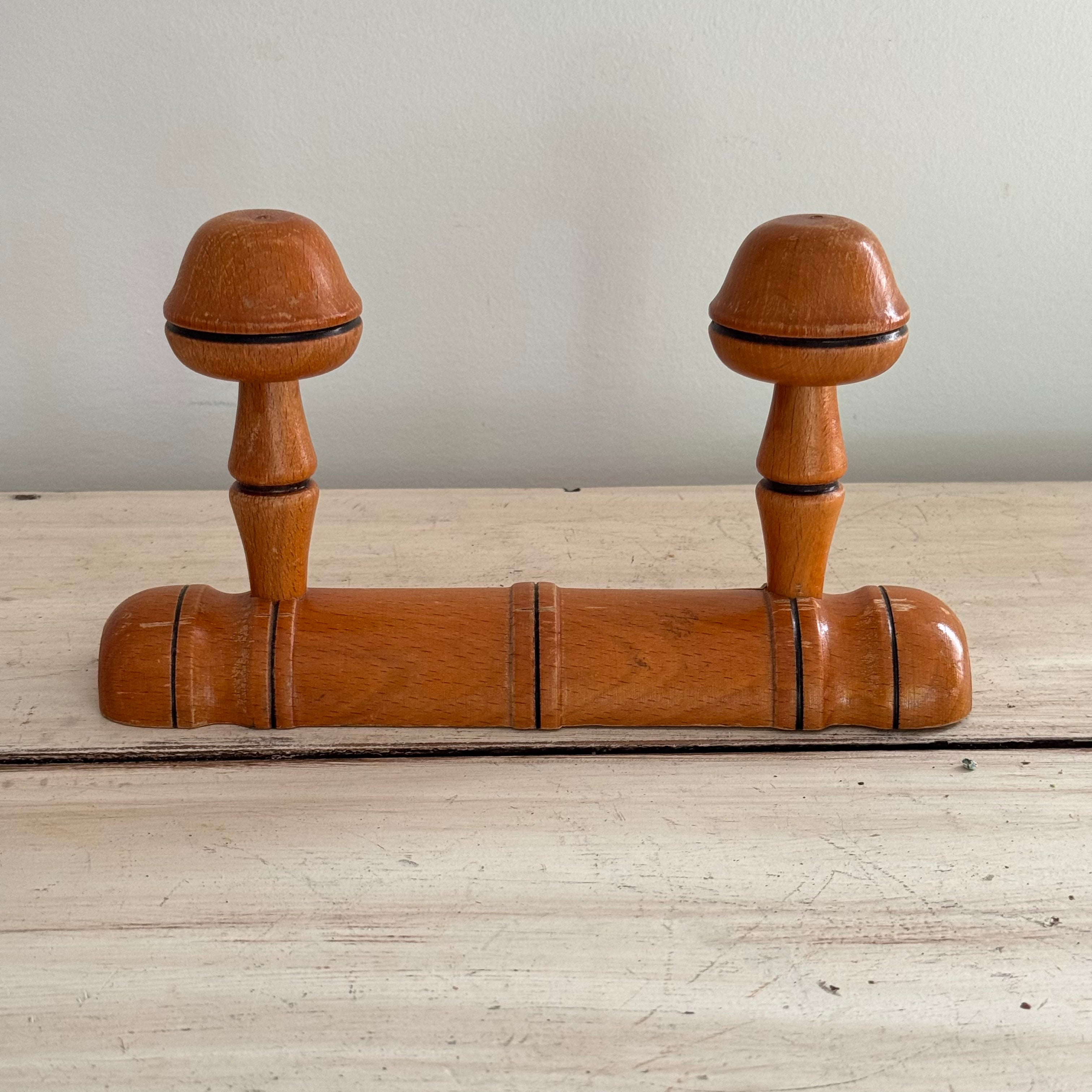 French Faux Bamboo 2 Peg Rack