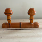 French Faux Bamboo 2 Peg Rack
