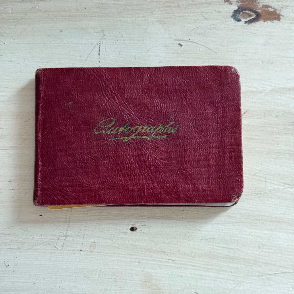 English Autograph Book
