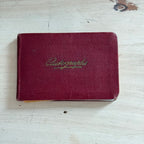 English Autograph Book