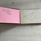 English Autograph Book