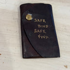 Vintage English Leather Key Case