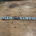 Vintage British Mini Minor Bonnet Badge