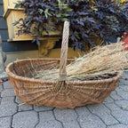 Vintage Wicker Farm Basket