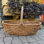 Vintage Wicker Farm Basket
