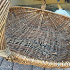 Vintage Wicker Farm Basket