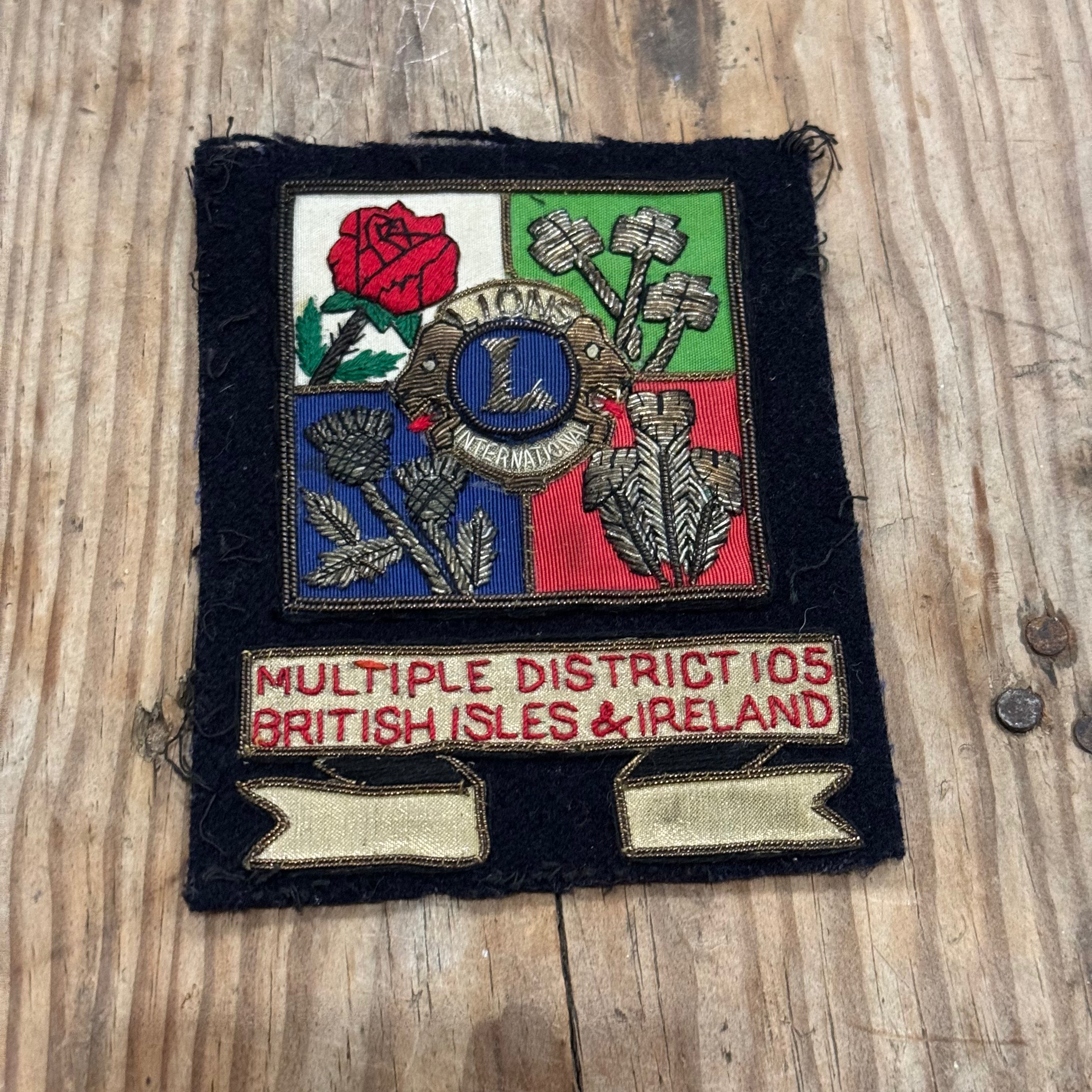 Vintage Lions International Blazer Patch