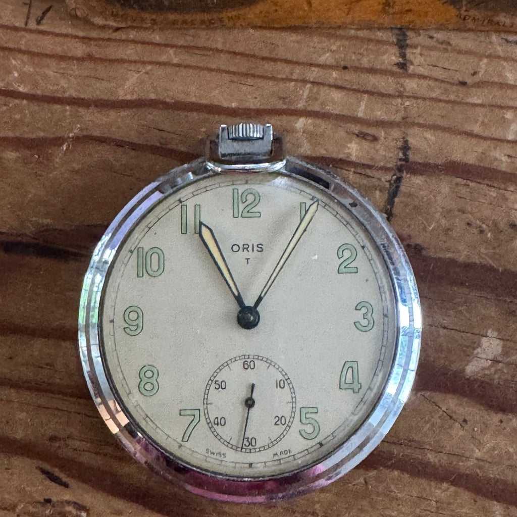 English Dover Scenes Travel Clock with Oris Movement